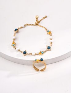 Triple Radiance Harmony Gemstone Bracelet