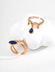 18k gold plated ring